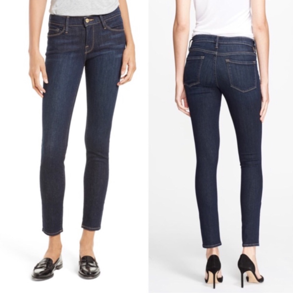 Frame Le Skinny De Jeanne Crop Sz 27